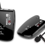 Lensgo LWM-308C UHF 30-Channel Wireless Lavalier Lapel Microphone System 1 Transmitter & 1 Receiver with LED Display Screen