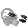 Lensgo LWM-308C UHF 30-Channel Wireless Lavalier Lapel Microphone System 2 Transmitter 1 Receiver with LED Display Screen
