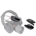 Lensgo LWM-308C UHF 30-Channel Wireless Lavalier Lapel Microphone System 2 Transmitter 1 Receiver with LED Display Screen