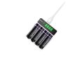 BESTON C9026L Fast Charging Charger with LCD Display 4 AA 2500mAh 1.2 Ni-MH - Image 3