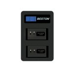 BESTON LP E6  Dual Charger Compatible with Canon