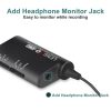 LENSGO LYM-DM2 External Collar Clip MIC SLR Camera Mobile Phone Recording Live Interview Wired Microphone - Image 4