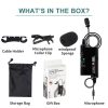 LENSGO LYM-DM2 External Collar Clip MIC SLR Camera Mobile Phone Recording Live Interview Wired Microphone - Image 3