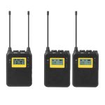 Lensgo LWM-328C UHF 99 CH Wireless Receiver+ 2*Transmitters Broadcast-quality