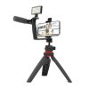 BESTON Super Star Essential Vlogging Kit With LED Light Microphone Tripod