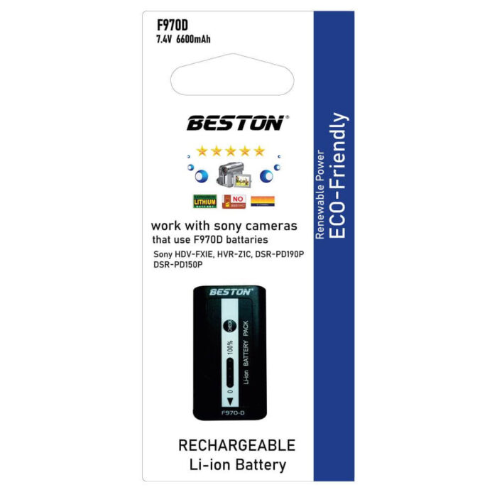 BESTON Battery For Sony F970-D