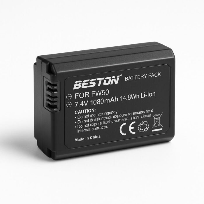 Beston 1080mAh replacement NP-FW50 Rechargeable lithium Battery for digital camera Alpha A series - Image 2