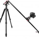 KINGJOY VM-100 100cm Aluminum DSLR Camera Slider easy operate with Basic Tools load Capacity of 11lbs for Video Moving Shooting