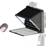 LENSGO TC7 Fold Prompter Portable Teleprompter For Phone Camera for Live Interview Video for 7.9 inch Tablet iPad Smartphon