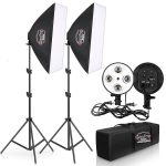 Holder 4 in 1 Light Lamp Photo Studio Softbox kit