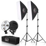 Holder 5 in 1 Light Lamp Photo Studio Softbox kit