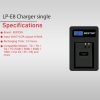 Beston LP-E8 Charger USB for Canon - Image 2