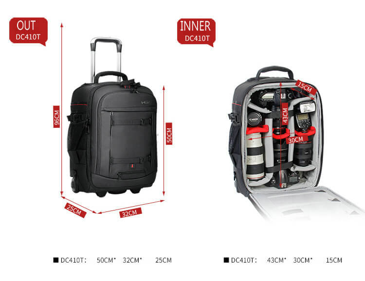 Eirmai EMB-DC410T Hard Bag trolley backpack - General Pro