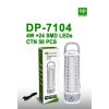 Portable Rechargeable LED Light DP-7104 - Image 2