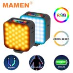 Mamen Do2 LED RGB Fill Light Double-Sided Portable LED Light