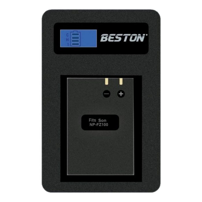 BESTON FZ100 LCD Charger (Type-C) for Sony Camera Batteries