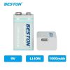 BESTON 9V LI-ION 1000mAh BATTERY WITH MICRO USB - Image 3