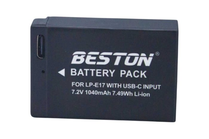 Beston LP-E17C USB-C Rechargeable Battery (7.2V, 1040mAh)