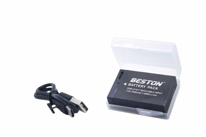 Beston LP-E17C USB-C Rechargeable Battery (7.2V, 1040mAh) - Image 2