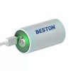 BESTON USB 1.5V D Size Rechargeable Lithium Battery (1Pack) - Image 2