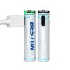 Beston  AAA 1.5V USB-C Rechargeable Lithium Batteries 3AC-18 (2-Pack)