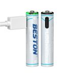 Beston  AAA 1.5V USB-C Rechargeable Lithium Batteries 3AC-18 (2-Pack)