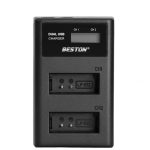 Beston Dual Charger for LP-E12 USB/Type C for Canon