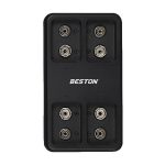 BESTON M7004 Rechargeable Lithium Battery for BESTON 9V Batteries | 4 Slot