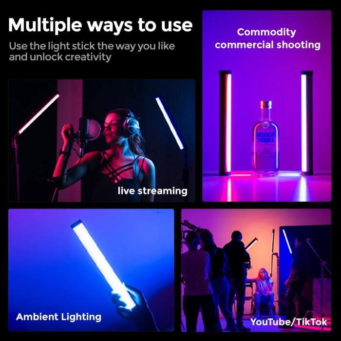 PHOTOOLEX B320S RGB Magnetic Tube Light - Image 4