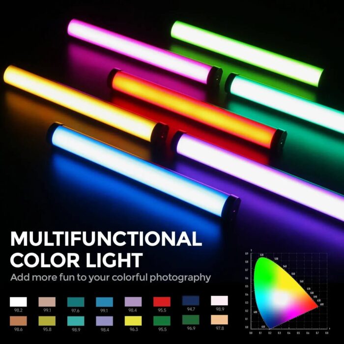 PHOTOOLEX B320S RGB Magnetic Tube Light - Image 6