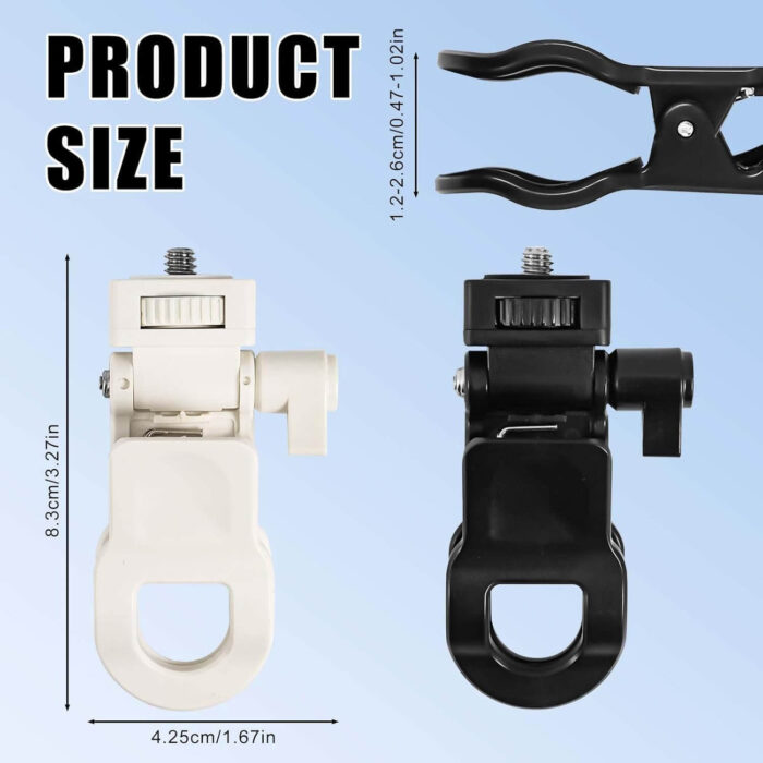 T99 Selfie light clip non-slip Equipped with 1/4 inch universal screws - Image 2