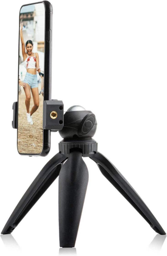 FX213 universal tripod mobile phone holder with cold shoe mount - Image 4