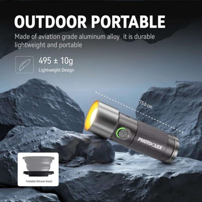 PHOTOOLEX Magnetic Gobos 4 Colors Photography Spotlight - Image 8