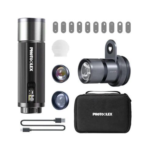 PHOTOOLEX Magnetic Gobos 4 Colors Photography Spotlight
