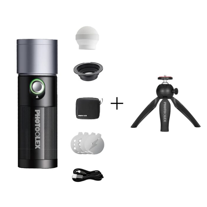 PHOTOOLEX Magnetic Gobos 4 Colors Photography Spotlight - Image 2