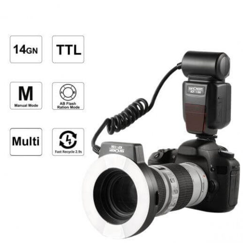 K&F Concept KF-150C I-TTL Macro Ring Flash for Nikon DSLR