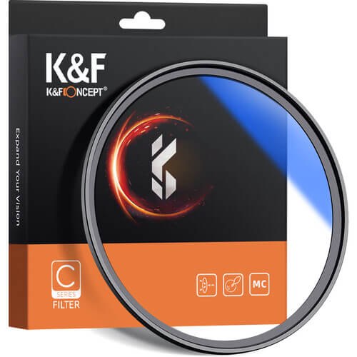 K&F Concept Blue Multi-Coated UV Filter, Slim 67mm kf01.1426