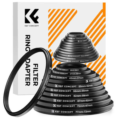 K&F Filter Ring Adapter 11 in 1 Step Down Ring Set SKU0801