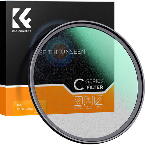K&F Concept C-Series Black Diffusion Filter 49mm Grade 1/4 (KF01.2243)