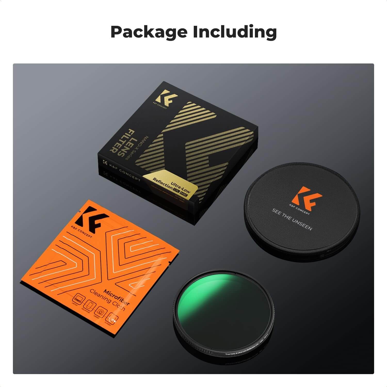 K&F Concept Nano-Xcel Series True Color Ultra-Low Reflectivity CPL Filter - Image 3