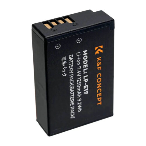 K&F Concept LP-E17 Replacement Battery 2250mAh for Canon Cameras (KF28.0014V3)