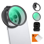 K&F Concept 67mm CPL Magnetic Phone Lens Filter Kit  (kf01.2673)