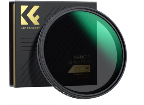 K&F Concept 49mm Fader ND2-32 Variable ND Lens Filter for Camera Lens Ultra-Slim KF01.1166V1