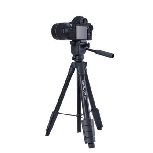 Kingjoy S690+VT-200 5-Section Lightweight Aluminum Alloy Tripod for Smartphones and Mirrorless Cameras
