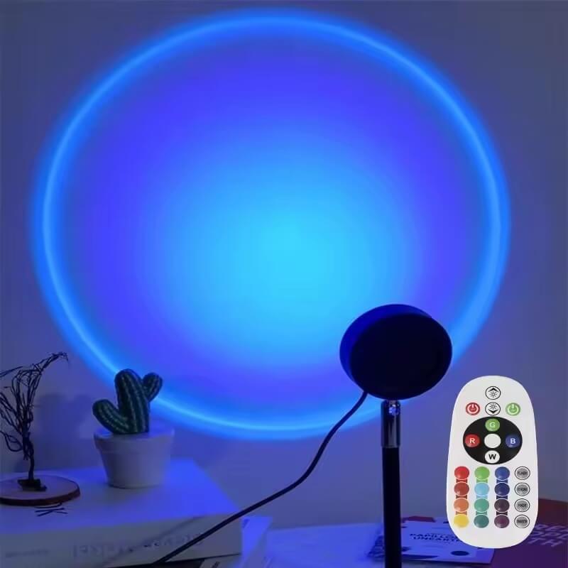 360 Rotation Lamp FC-16C2 Sunset Lamp Projector 360° Rotation – Multi-Color LED USB Night ...