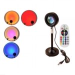 FC-16C2 Sunset Lamp Projector 360° Rotation – Multi-Color LED USB Night Light