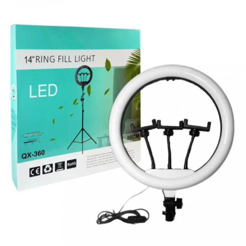 RL-14 Ring Light – 36CM Dimmable LED with Adjustable Color Temperature