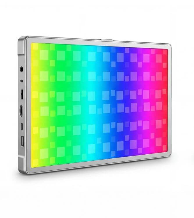 Herigo DBK HR-PH005 RGB LED Video Light – Professional RGB video lighting with a 20000mAh battery and metal casing