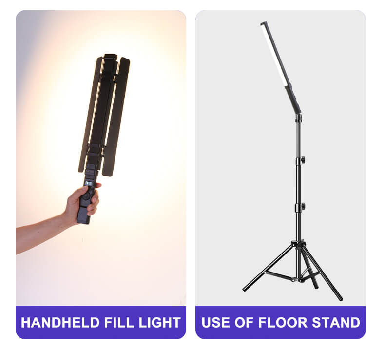 Sutefoto TW15 RGB Tube Light – 15W RGB Tube Light with Barndoors & 5000mAh Battery - Image 13